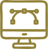 green graphic design computer icon