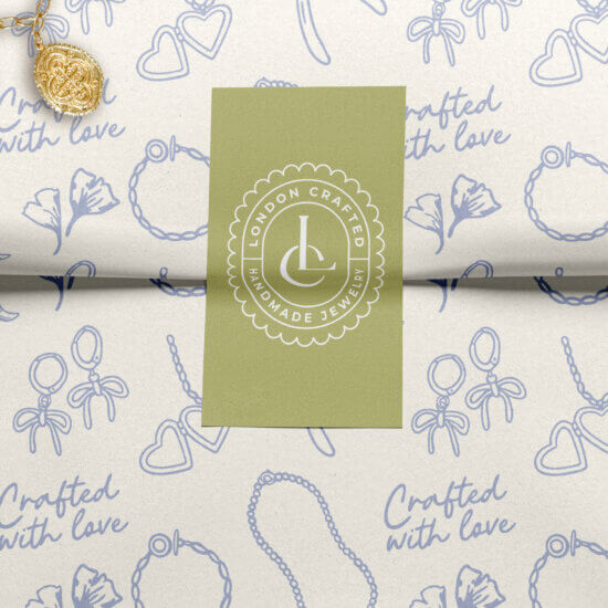 packaging with icons designed by Blender Creative Co for London Crafted