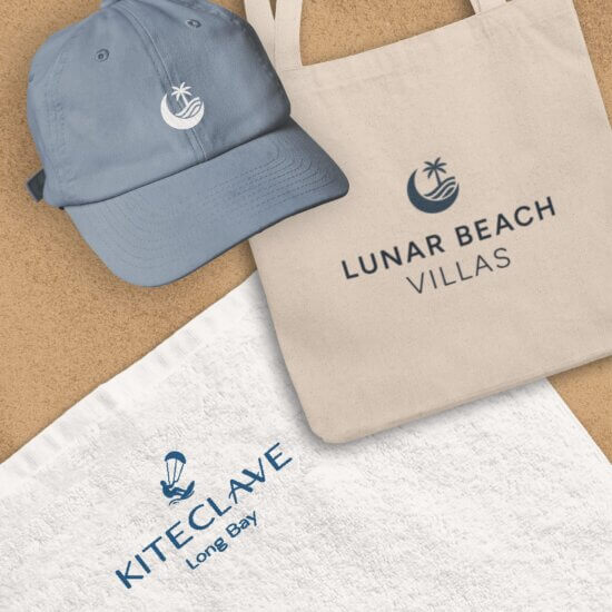 lunar beach branding suite