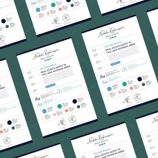 Nikki Robinson Real Estate branding design