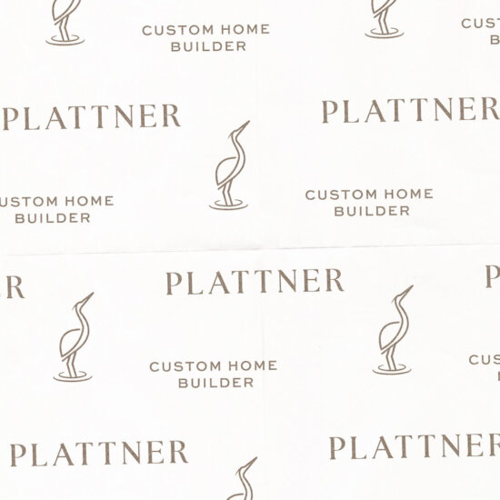 Plattner brand design logo and logo mark by Blender Creative Co.