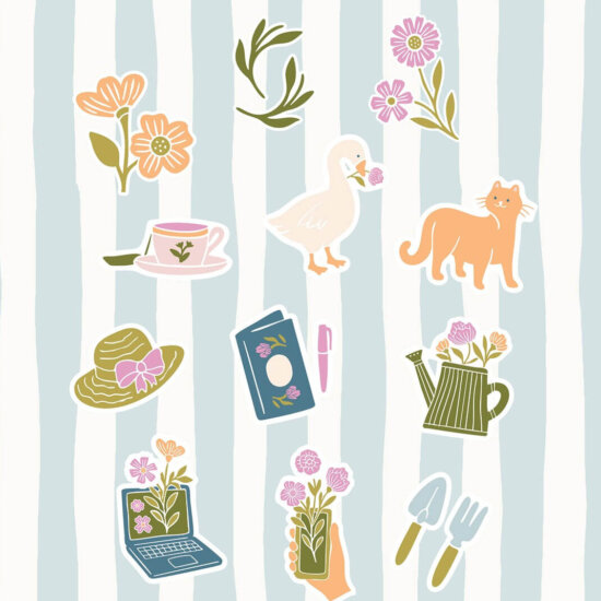 rooted social icons custom graphic design services
