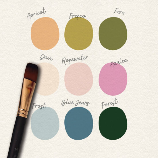 rooted social media branding color palette