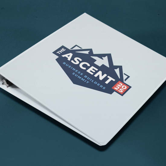 business conference logo for Ascent